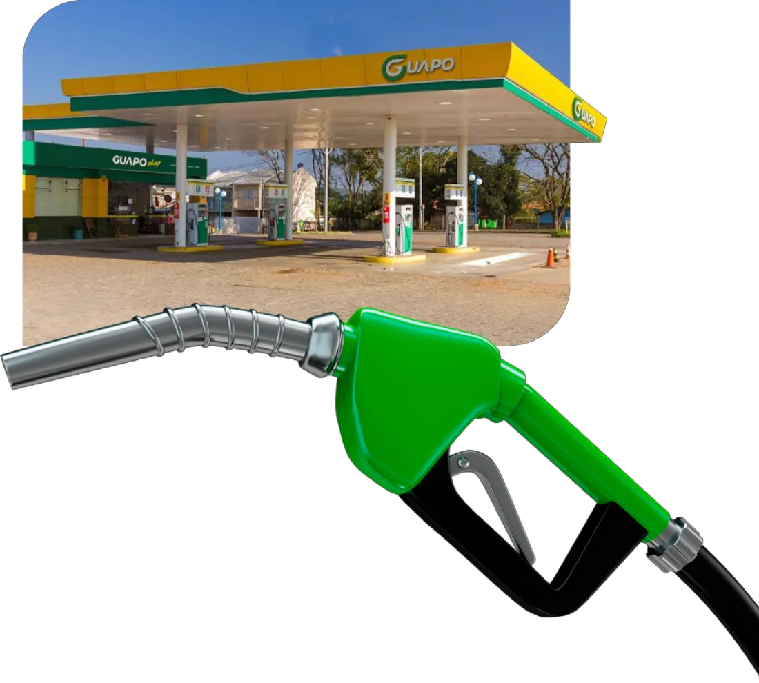 Posto Guapo e bico de abastecimento